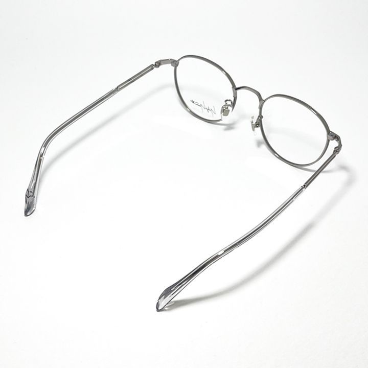 Yohji Yamamoto ヨウジヤマモト クラシック 眼鏡 メガネ フレーム サングラス 19-0095-2 度付可 シルバー リビジョン製レンズでお好きなサングラス作成可能 Yohji Yamamoto ヨウジヤマモト クラシック 眼鏡 メガネ フレーム