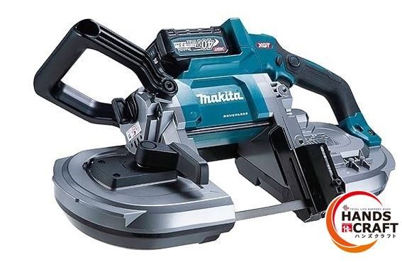 マキタ makita 40Vmax充電式ポータブルバンドソー PB001GRDX 40Vmax 2.5Ah×2個 充電器 ケース付 純正 ♥品