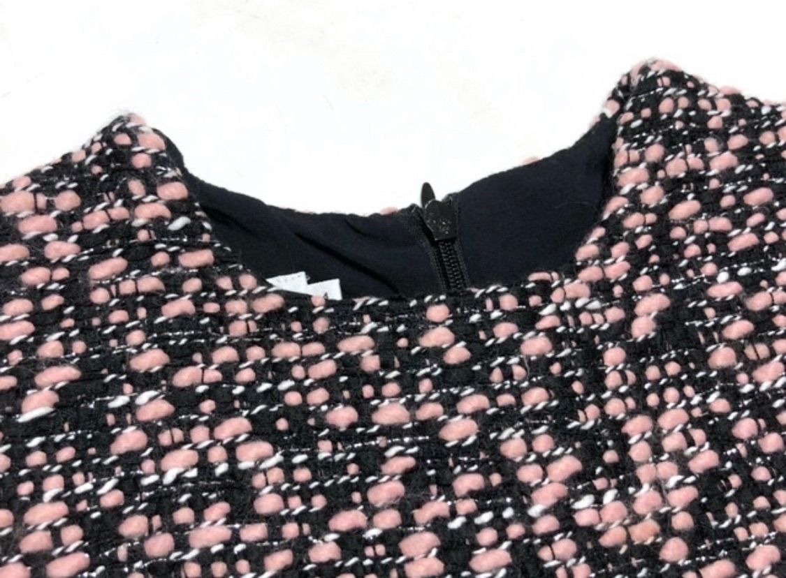 です Dior ディオール キッズ ツイード ワンピース 4 A 110 女の子 蜂 BEE ロゴ Aライン フォーマル 発表会 入学式 2 48