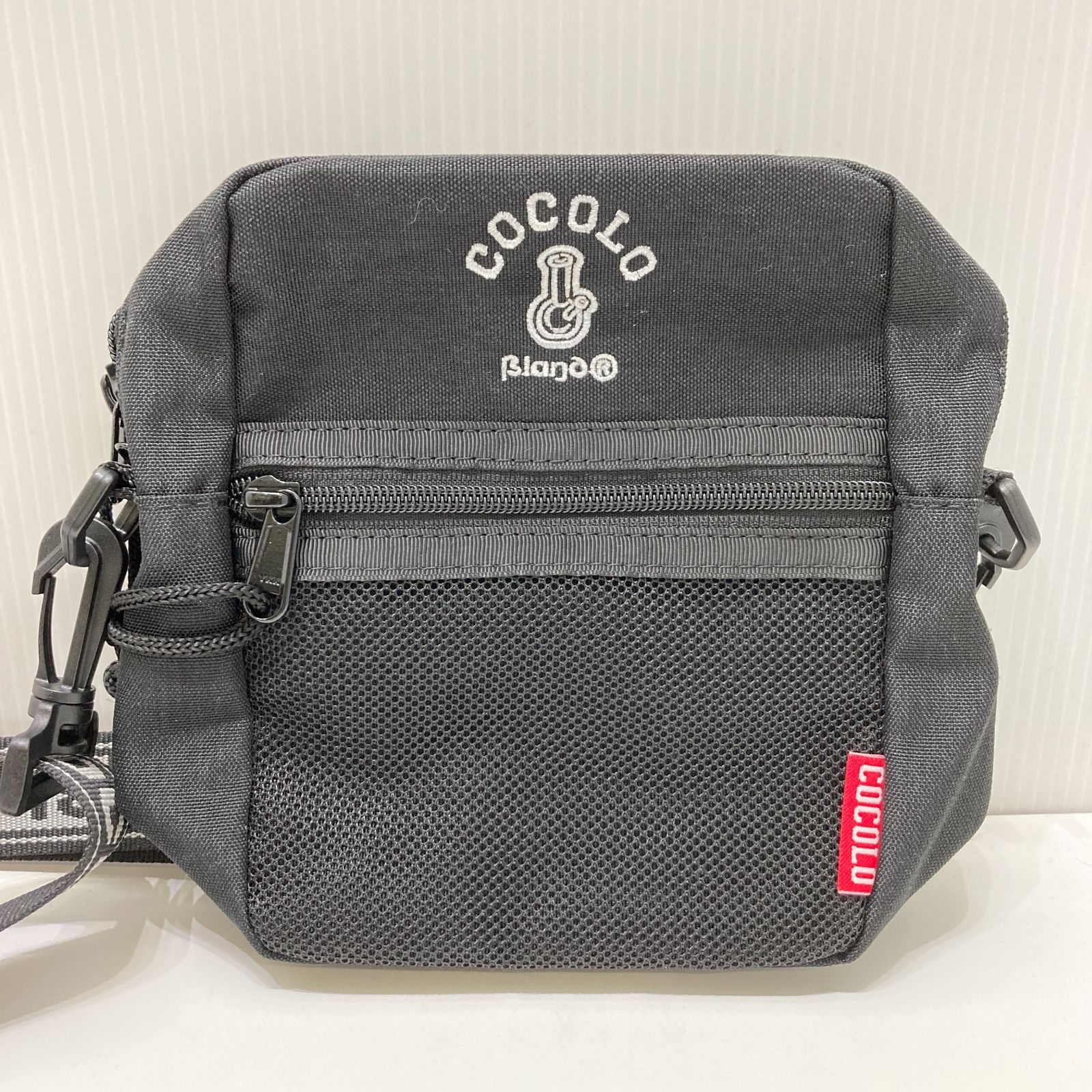 COCOLOBLAND ココロブランド ショルダーバッグ ブラック スクエア型 