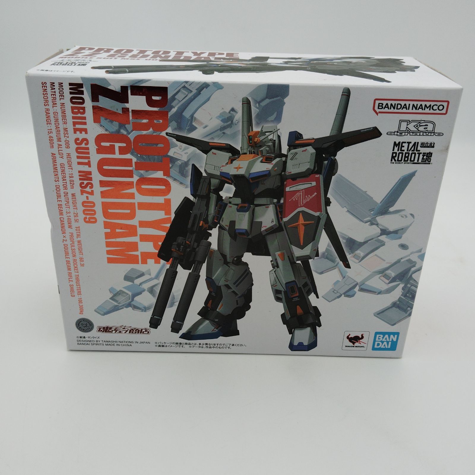 バンダイ METAL ROBOT魂 PROTOTYPE ZZ GUNDAM