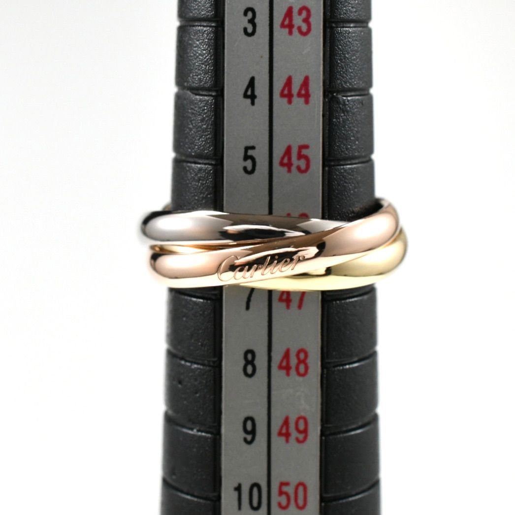 Cartier カルティエ トリニティリング 現行モデル SM 3連リング K18