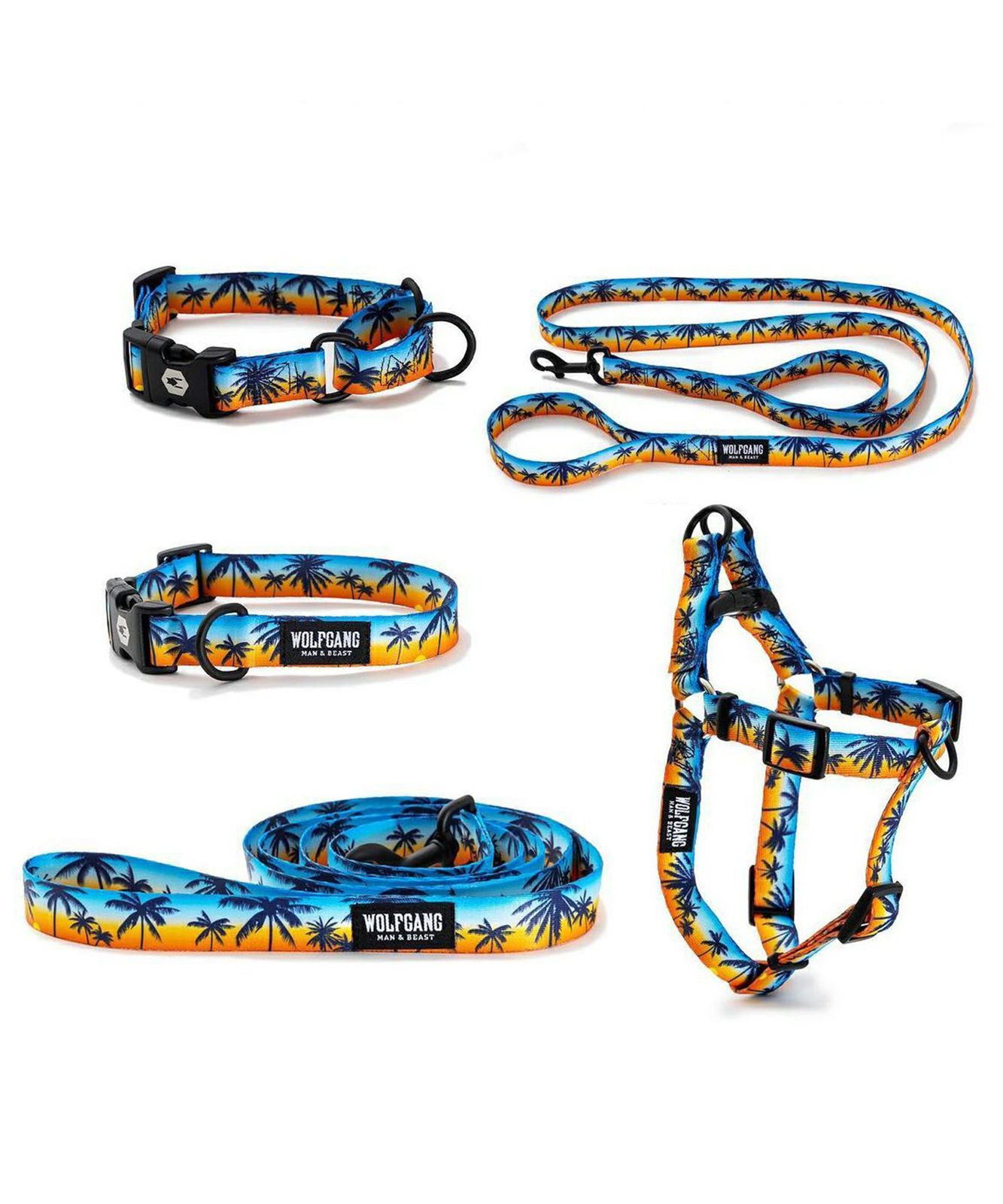 ムラスポ公式】新品 WOLFGANG ウルフギャング 犬用 首輪 SunsetPalms