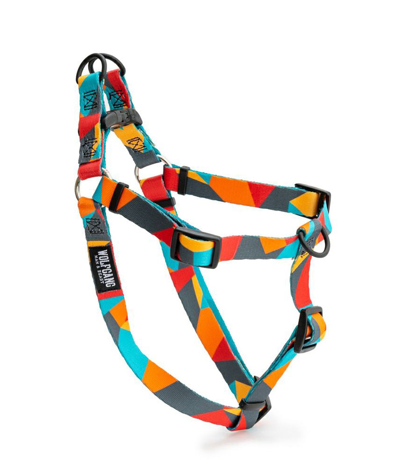 ムラスポ公式 WOLFGANG ウルフギャング 犬用 ハーネス ShatterShapes Harness Lサイズ 中型犬用 大型犬用 胴輪 シャッターシェイプス マルチ WH-003-105