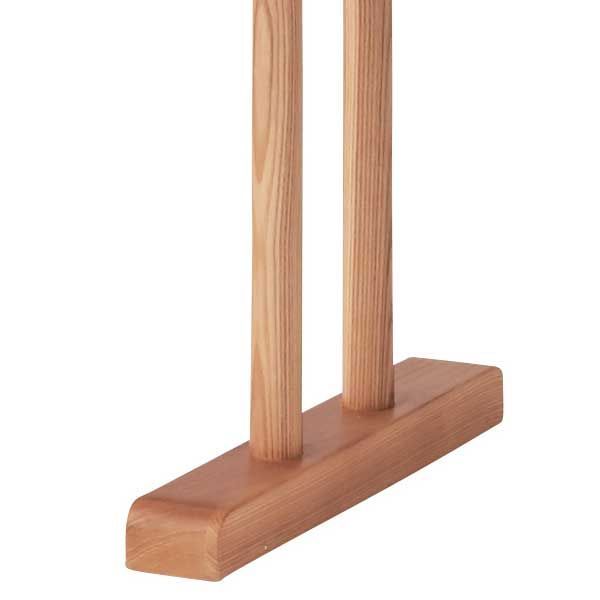 天然木 アッシュ のダイニングテーブル 二本脚 W120×D75×H68cm No.153 ナチュラル MARWIL-DEMENAGEMENTS_CH