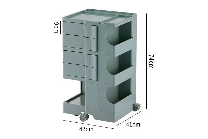 ボビー ワゴン 引き出し 収納ラック キャスター付き 引き出しを動かす オフィス 美容室 収納 サイト収納 キッチンワゴン おしゃれ サイドテーブル デザイン