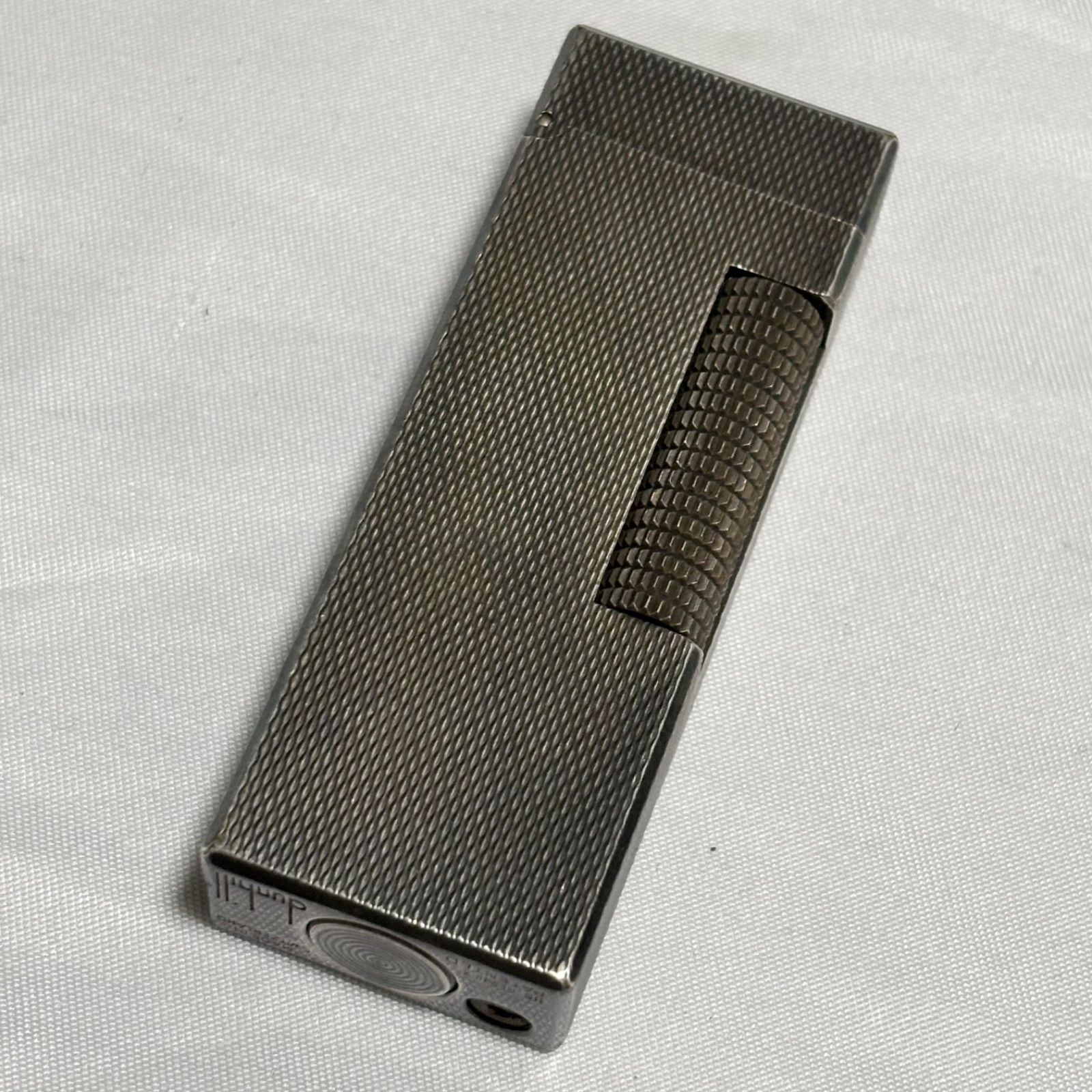 Dunhill ダンヒル ガスライター シルバー 喫煙具 タバコ 着火未 小傷あり 動作未