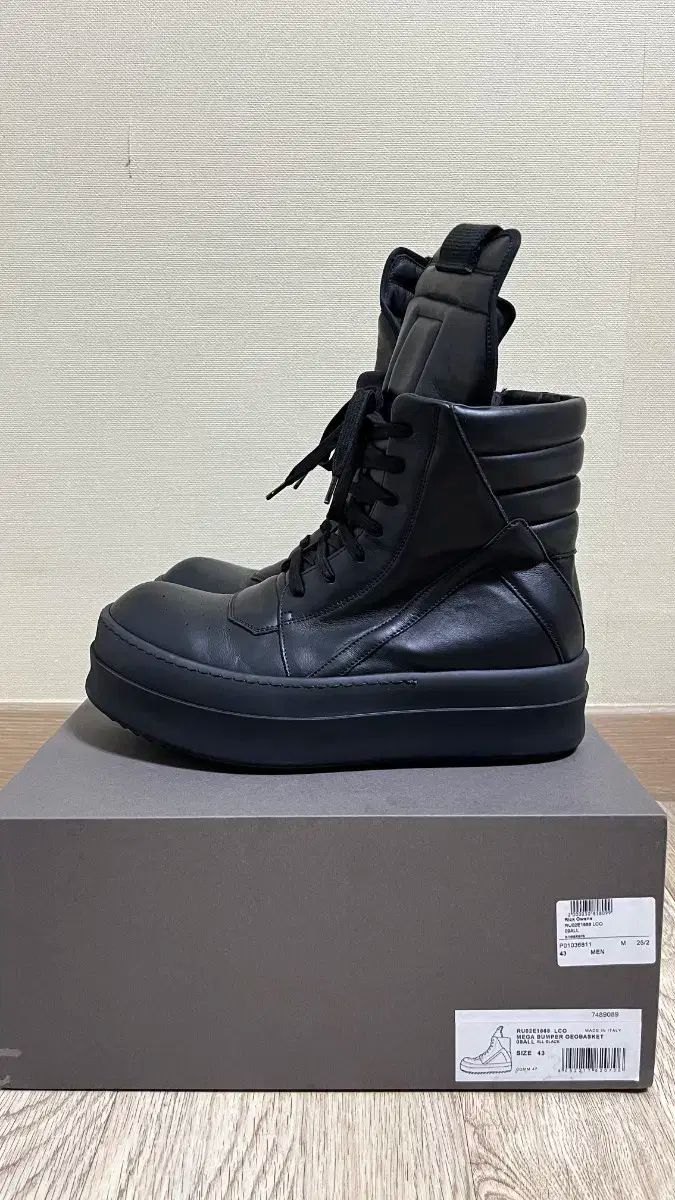 リックオウエンス 25 fw MEGAバンパー ジオバスケット オールブラック 43