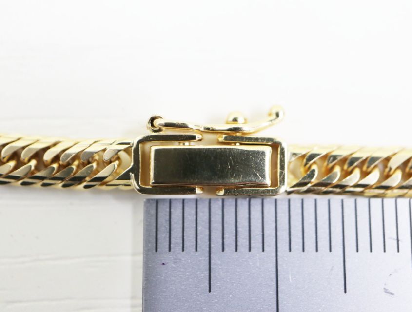 K18 キヘイ 喜平 ブレスレット ミラーカット 8.2g 18金 イエローゴールド 750 YG ジュエリー