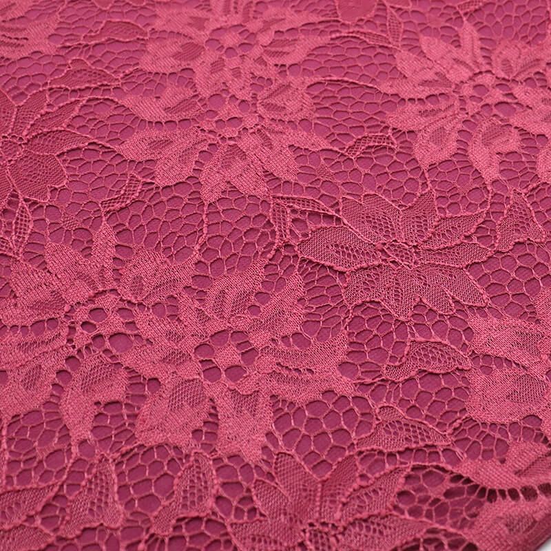 帯揚げ 振袖用 レーヨン 成人式 晴れ着 ワインレッド 花レース 裾フリル 長さ164cm 幅30cm 着付け小物 和装小物 振袖小物