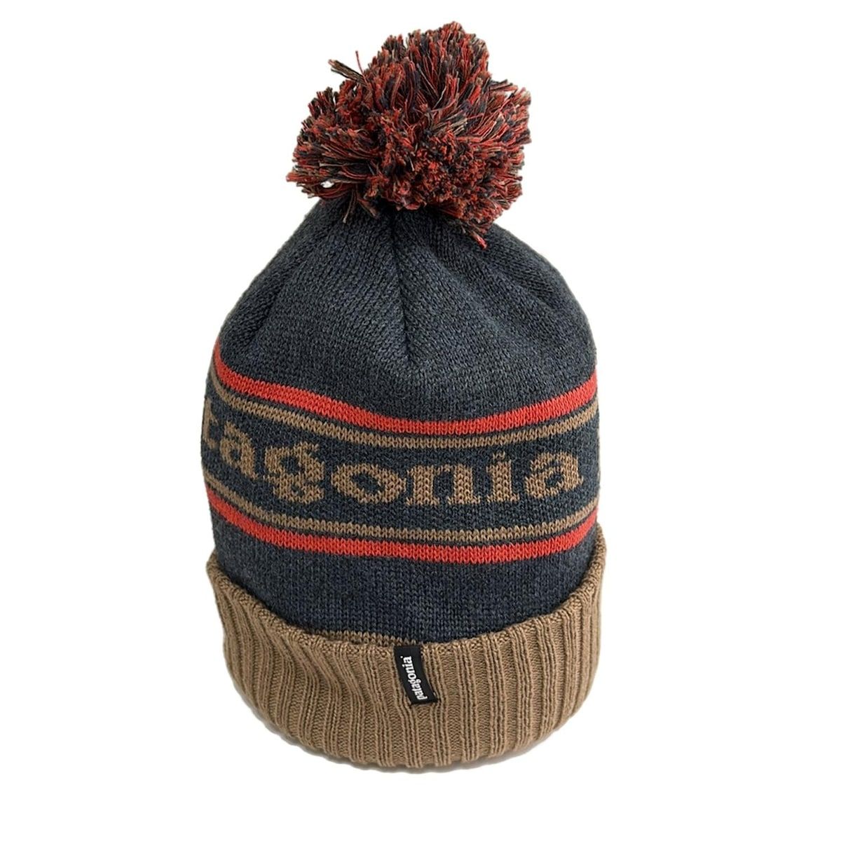 Patagonia パタゴニア ニット帽 All - ダークブラウン×ダークグレー×マルチ ウール