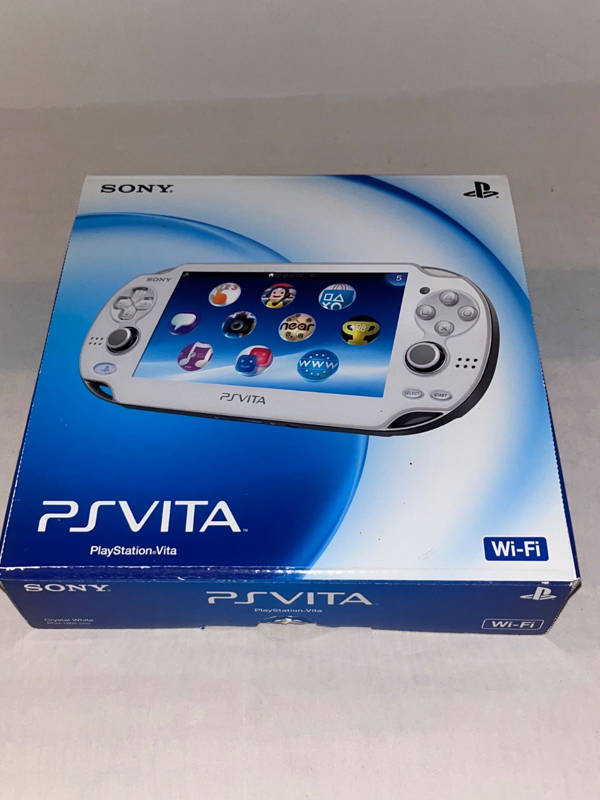 PlayStation Vita本体<<Wi-Fiモデル>> クリスタル ホワイト PCH-1000 ZA02