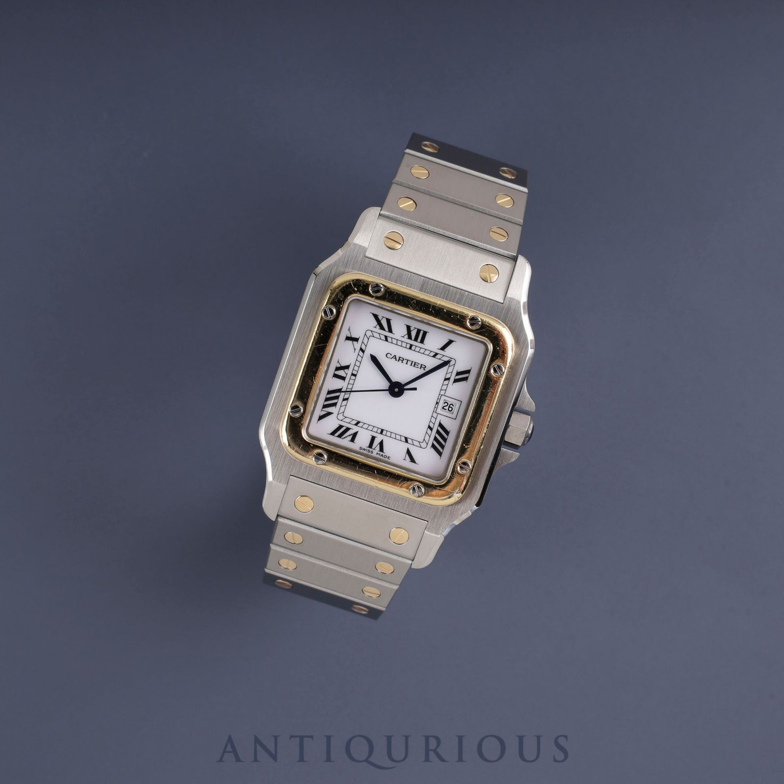 極美品 英国製 銀無垢 懐中時計 ダブルアルバートチェーン 1921年 1901