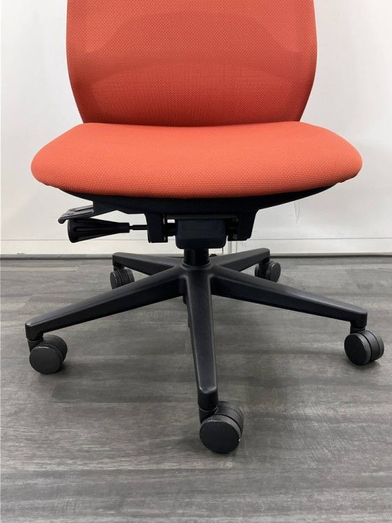 【即納！最大半額!】 アウトレット品 ウチダ ニンバスチェア ニンバスチェア NA-300BBAL-PAHL オレンジ 後払いOK。