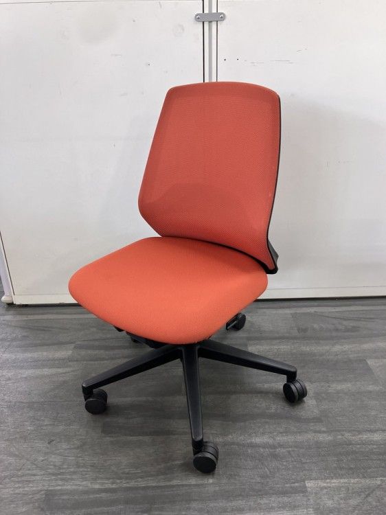 アウトレット品 ウチダ ニンバスチェア ニンバスチェア NA-300BBAL-PAHL オレンジ