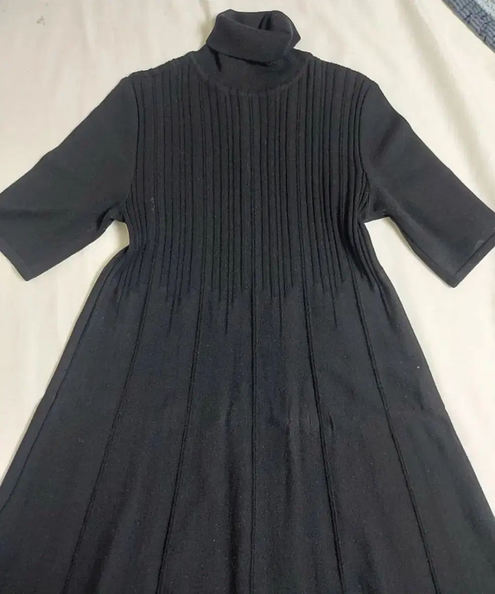 プレナタル マタニティ服 妊婦 ブラック ニット ロングワンピース セット 90 サイズ