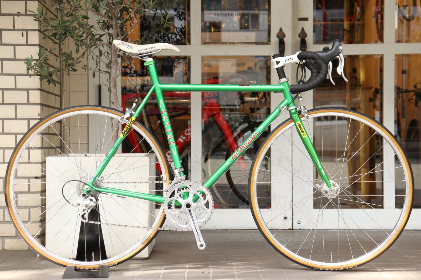 アマンダ AMANDA オーダーメイド 530サイズ カンパニョーロ ATHENA 11S クロモリ ロードバイク 横浜店