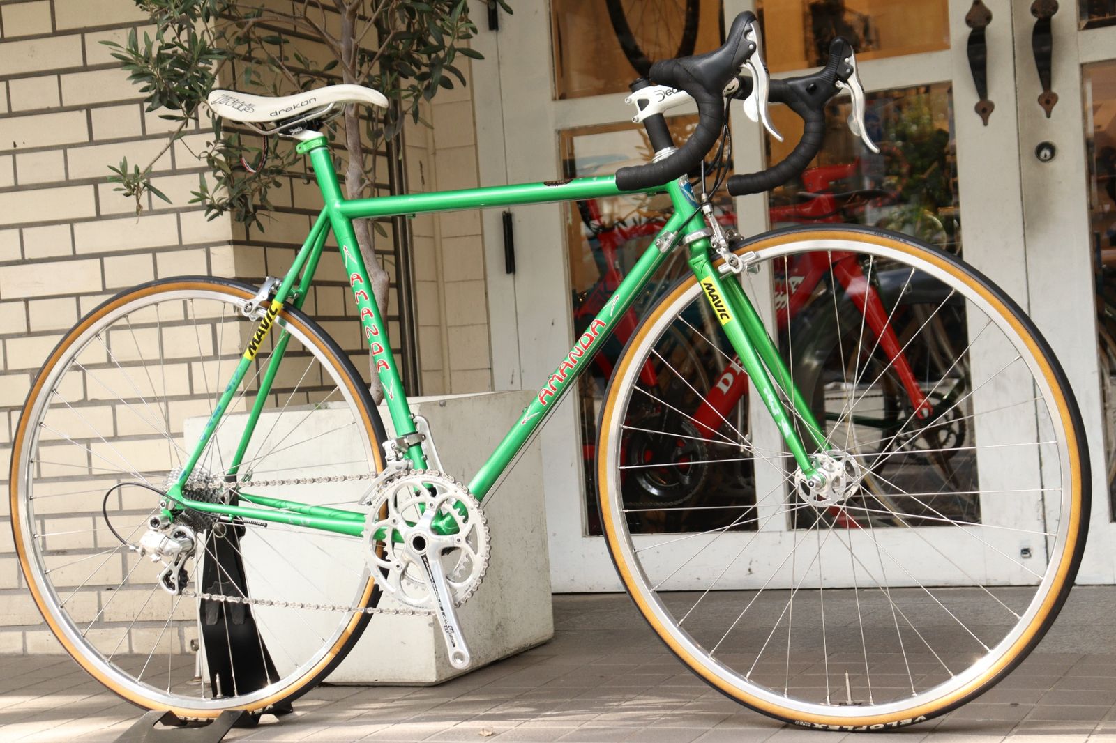 アマンダ AMANDA オーダーメイド 530サイズ カンパニョーロ ATHENA 11S クロモリ ロードバイク 横浜店