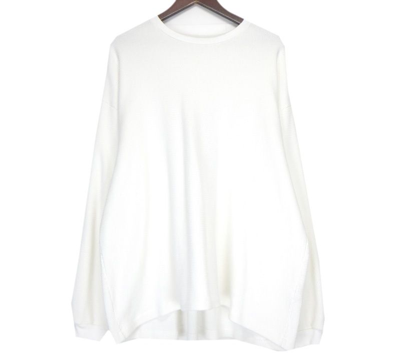 ポリプロイド POLYPLOID 25AW OVERSIZE LONGSLEEVE C 7 001 061 サーマル オーバーサイズ ロングスリーブ C 長袖 カットソー 44893