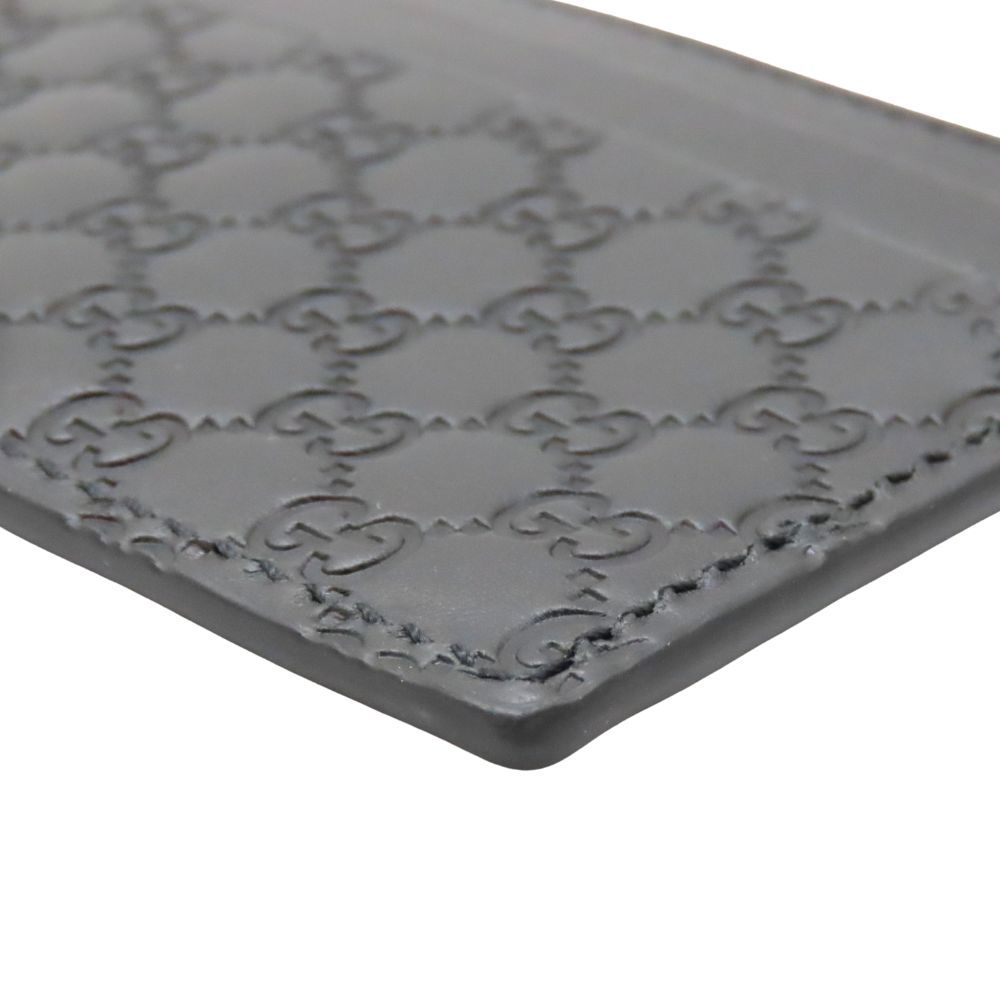 GUCCI グッチ 262837 カードケース GG ブラック 黒 レザー アウトレット メンズ 定期入れ コンパクト 名刺入れ A2504503 無料ギフトラッピング承ります