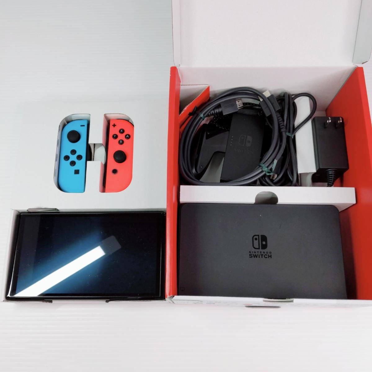 品 任天堂 Nintendo Switch 有機ELモデル ネオン HEG-S-KABAA 〇YR-54203〇