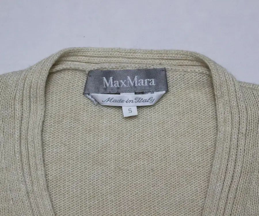 100％高品質で激安通販！ MAX MARA S 55 適麻ニットカーディガン D05