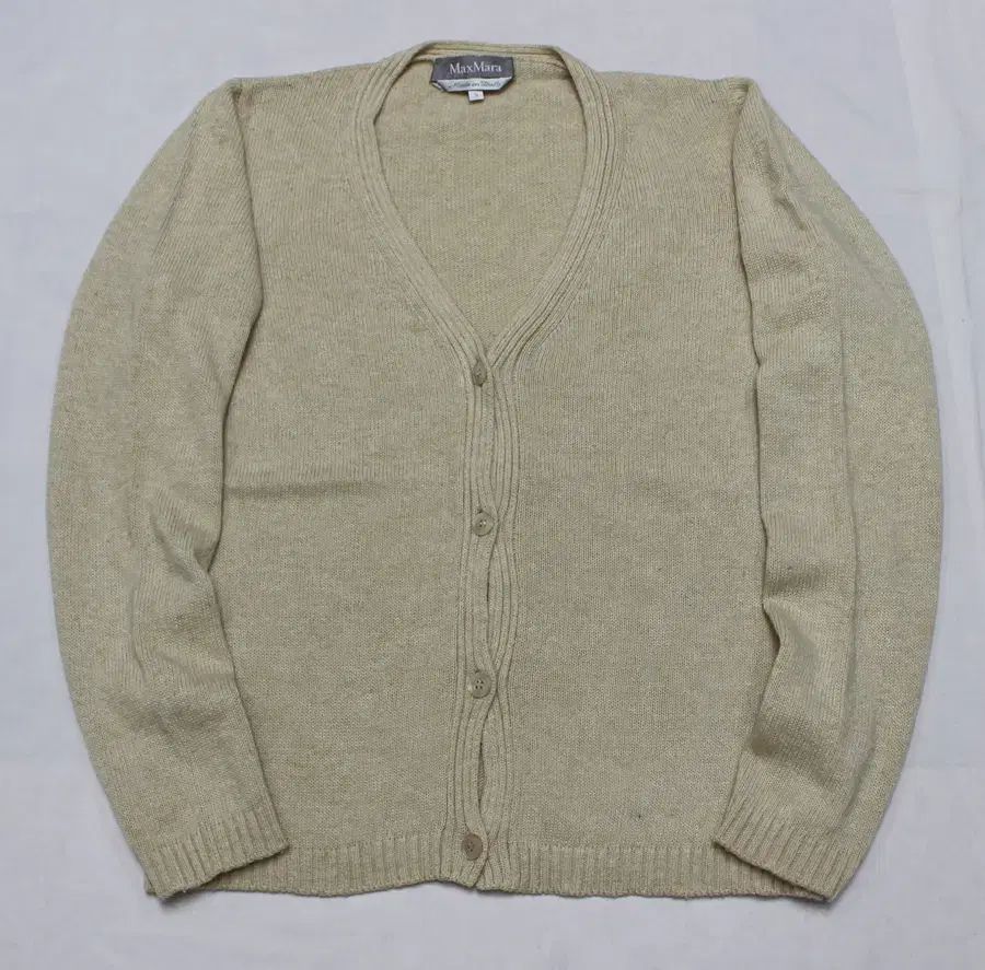 MAX MARA S 55 適麻ニットカーディガン 正規品 |D05