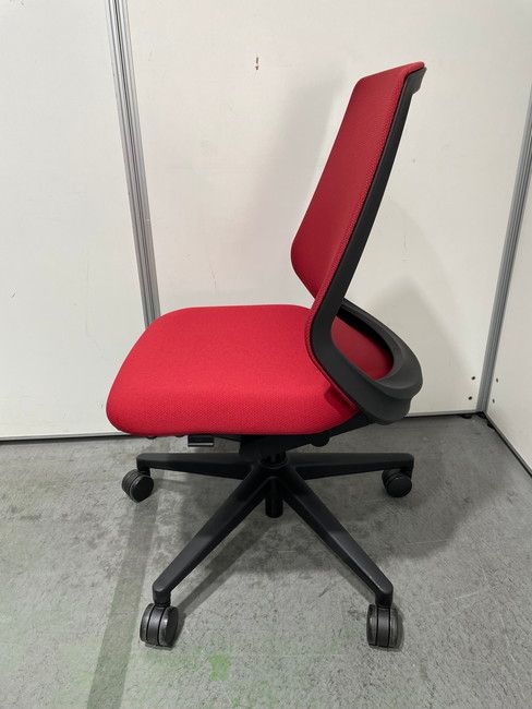 アウトレット品 ウチダ ニンバスチェア ニンバスチェア NA-100BBAL-PL レッド