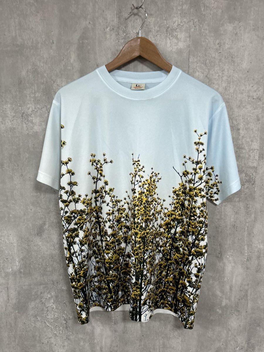 NON TOKYO ノントーキョー カットソー 転写 プリント 木 半袖 Tシャツ size1 水色 ◆◎レディース
