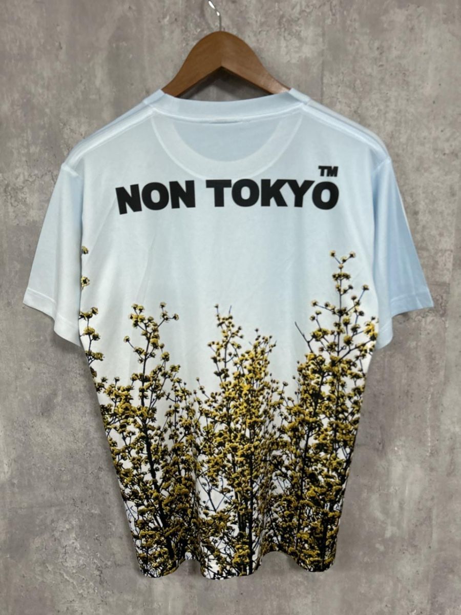 NON TOKYO ノントーキョー カットソー 転写 プリント 木 半袖 Tシャツ size1 水色 ◆◎レディース USTAUSTRALIA_COM_AU
