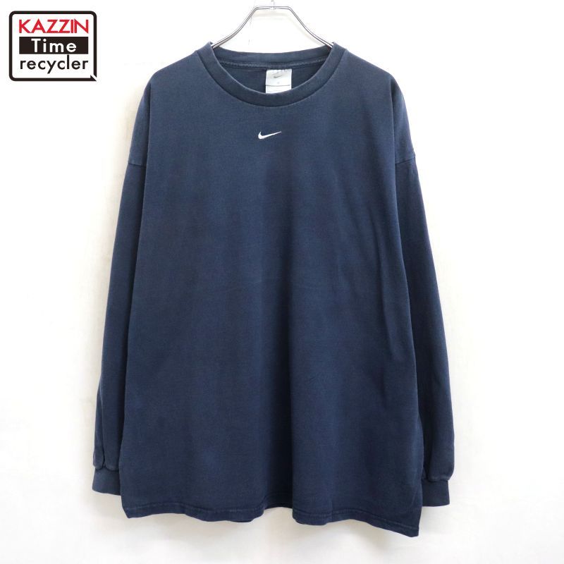 00s NIKE センタースウォッシュ 長袖Ｔシャツ メンズ 表記XXLサイズ