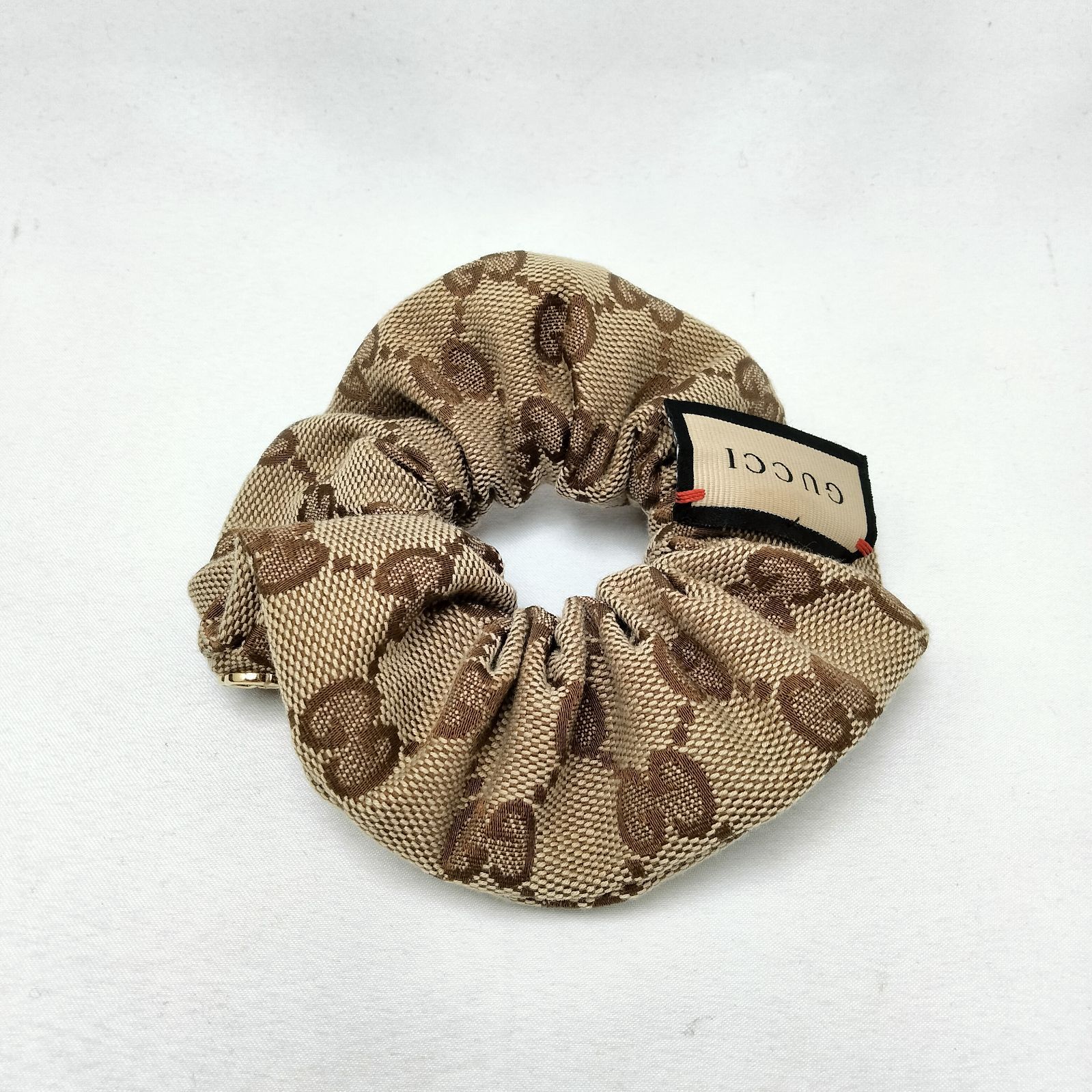  GUCCI グッチ GGキャンバス シュシュ ヘア ヘアゴム シュシュ ヘアアクセサリー
