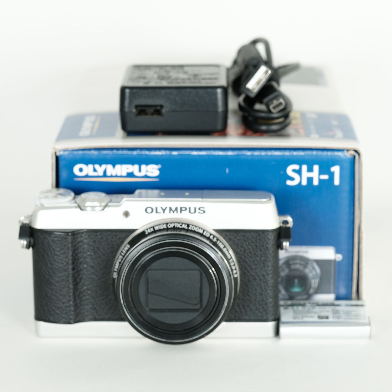 ｜注意事項あり OLYMPUS STYLUS SH-1 SLV シルバー コンパクトデジタルカメラ