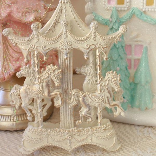 クリスマス カルーセル オーナメント メリーゴーランド ツリー