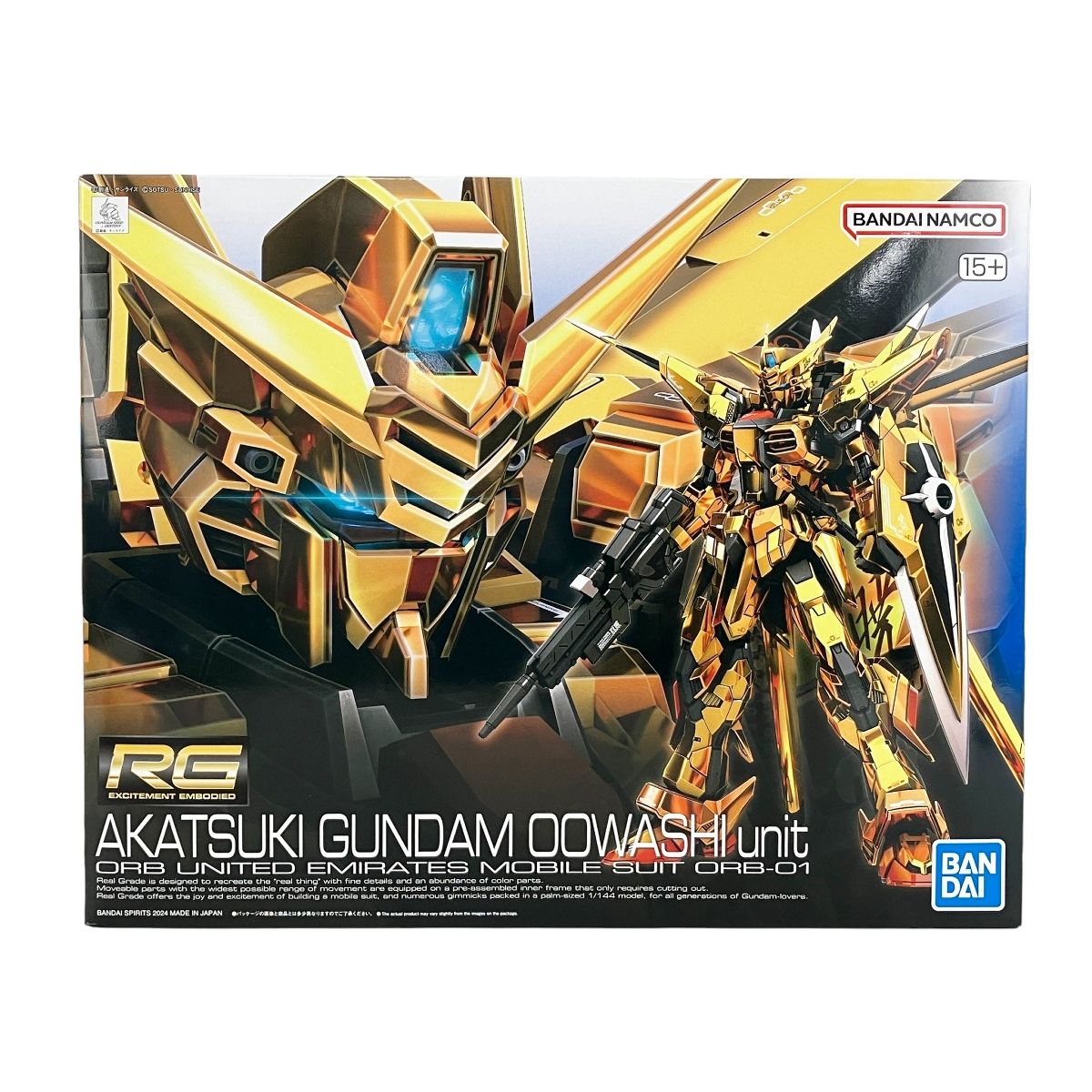 BANDAI SPIRITS RG 1|144 アカツキガンダム オオワシ装備 機動戦士ガンダムSEED DESTINY プラモデル 未組立 Y10517753