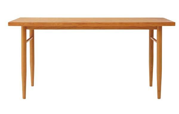 天然木 アッシュ のダイニングテーブル W150×D80×H72cm No.201 ライトブラウン