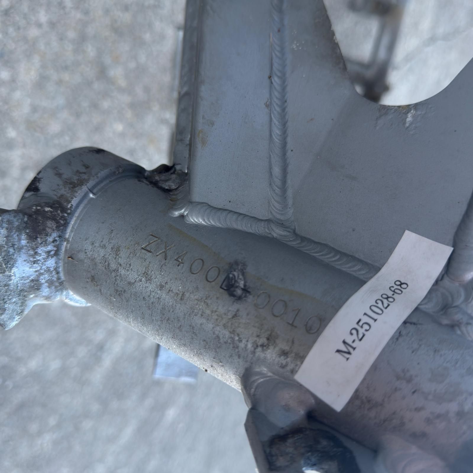 KAWASAKI GPZ400R ZX400D フレーム 書類無し カワサキ BRIGHTFACE_UK