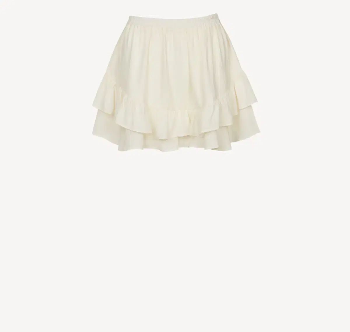 LAPLA R ロング ショートパンツ クリーム