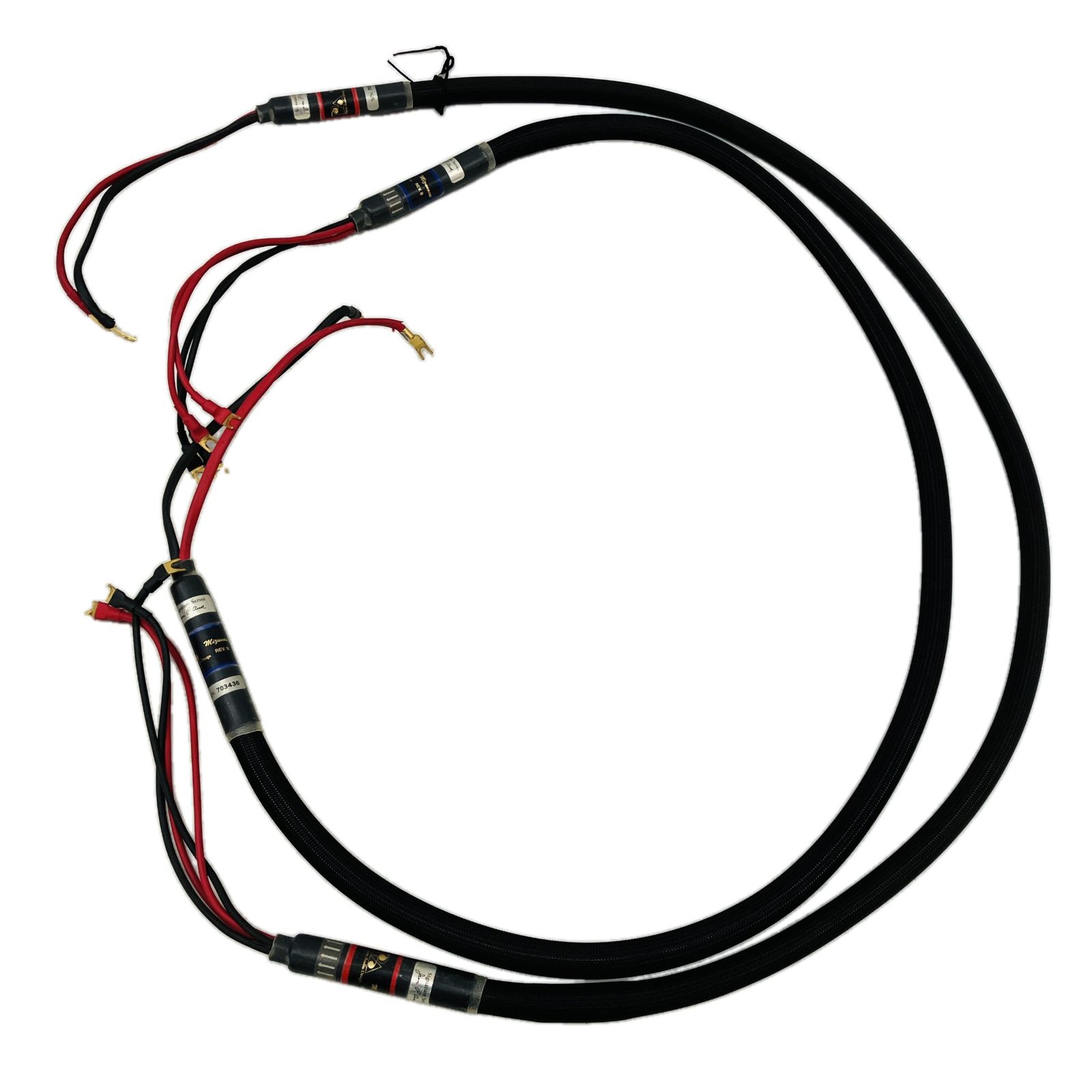 仮 Purist Audio Design Mizunosei REV.B ピューリストオーディオデザイン スピーカー ケーブル ペア 音響 現状品 ジャンク C10563486