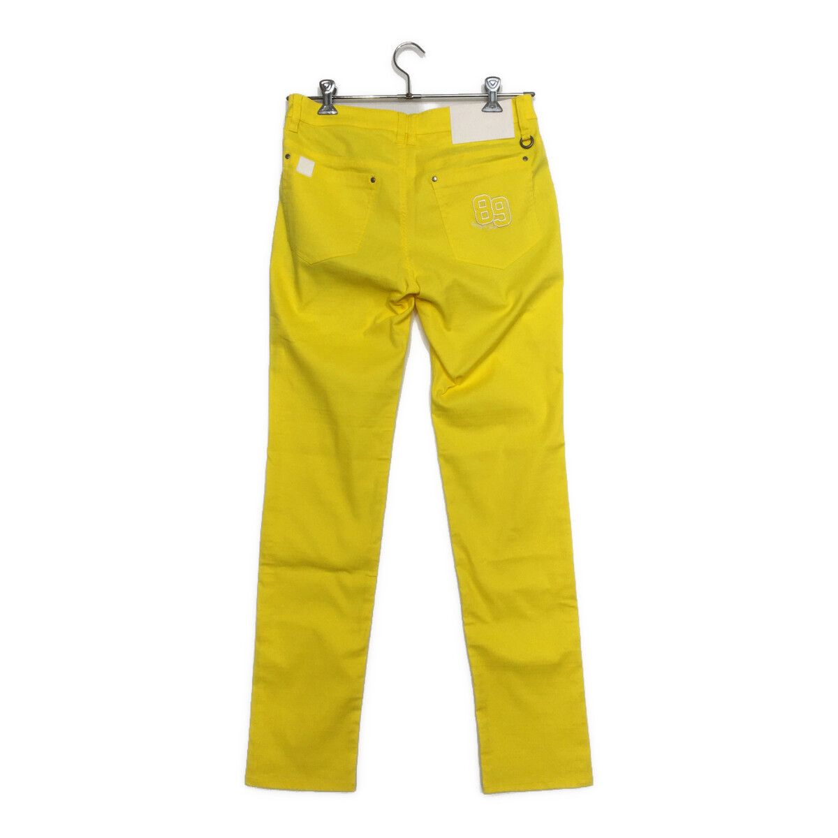 レディース パーリーゲイツ PEARLY GATES パンツ 2 L 黄 イエロー 春夏 チェック柄