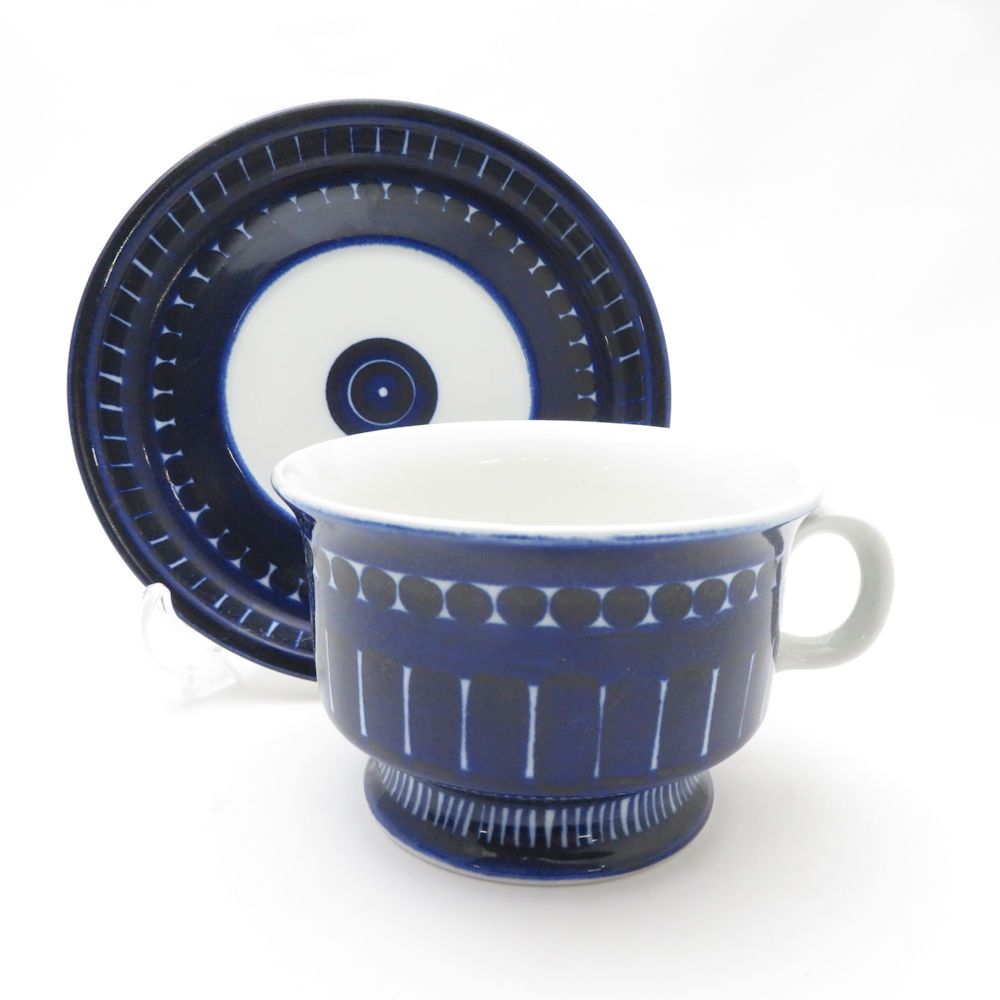 美品 ARABIA アラビア バレンシア カップ＆ソーサー 2客 ペア ティー  