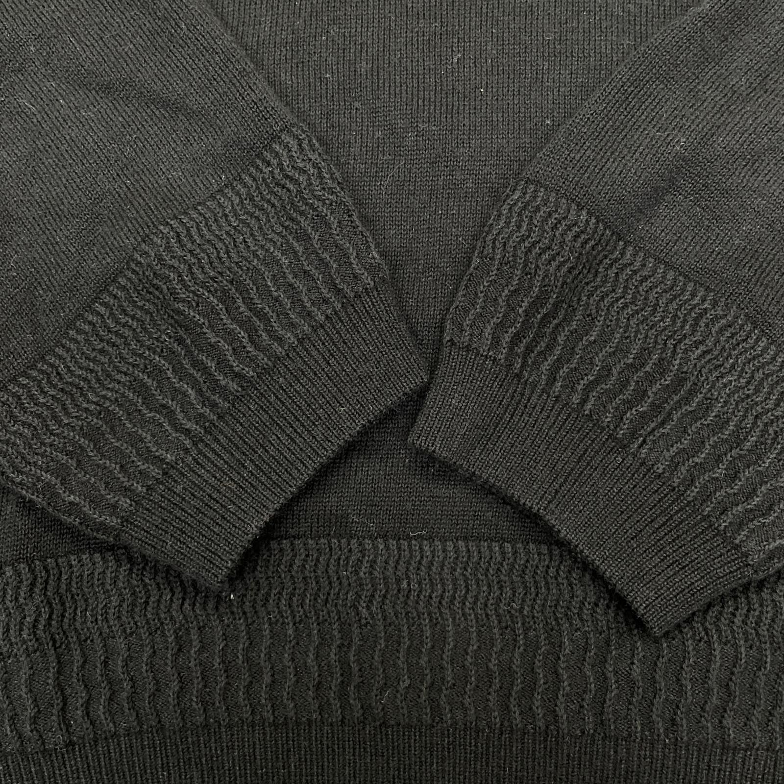 レディース マスターバニーエディション MASTER BUNNY EDITION セーター 0 S 黒 ロゴプリント シルク混 ハートモチーフ LLC-HASEGAWATOSO_COM