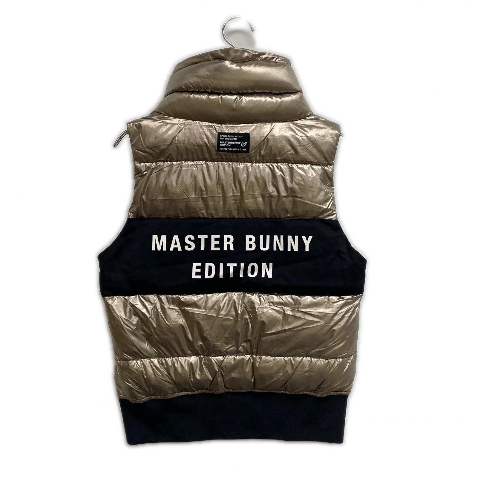 レディース マスターバニーエディション MASTER BUNNY EDITION ベスト 1 M シャンパンゴールド 中綿 ダブルジップ