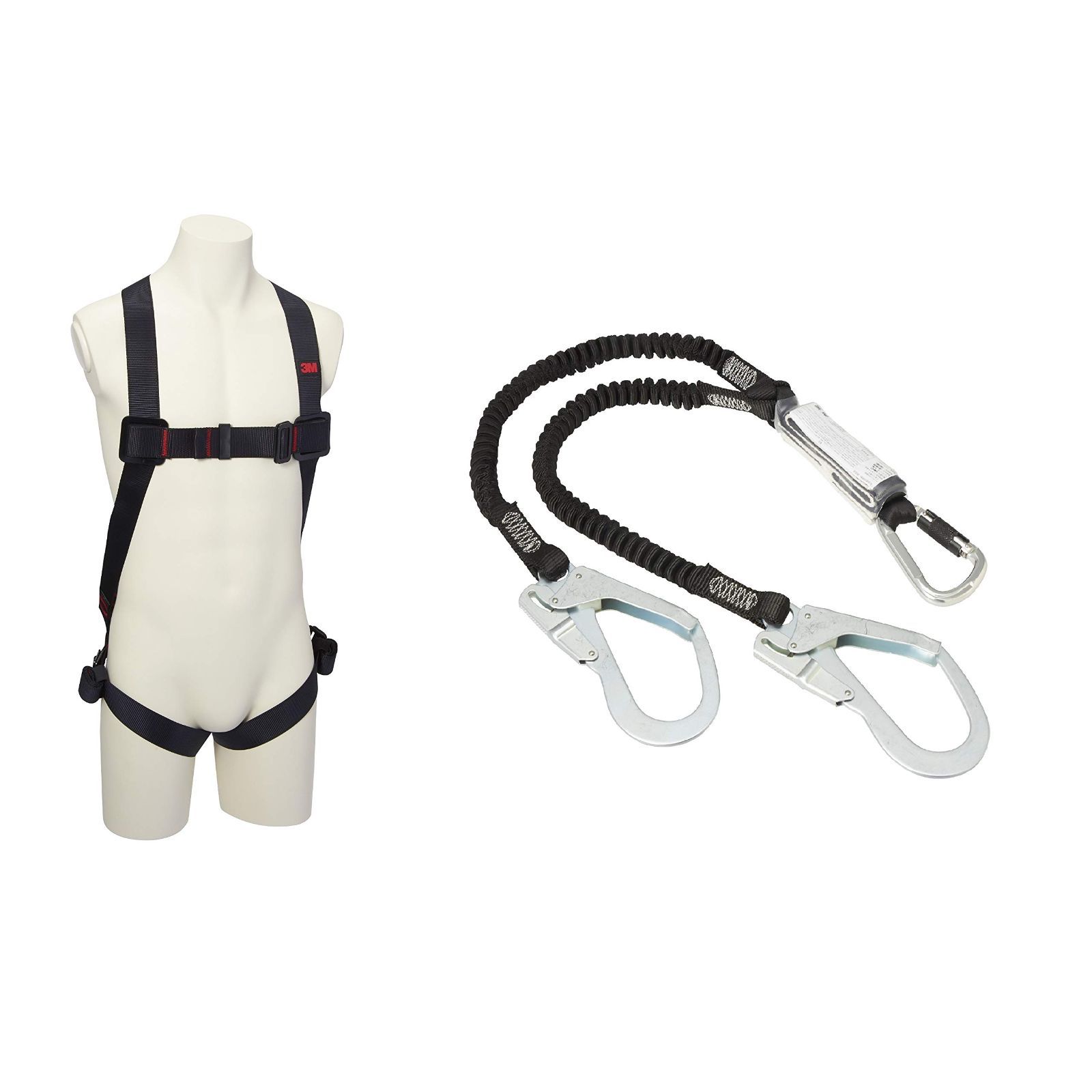 数量 セット ツイン プロテクタ ランヤード 伸縮式 S 安全帯 フルハーネス 墜落制止用器具 新規格適合 スリーエム