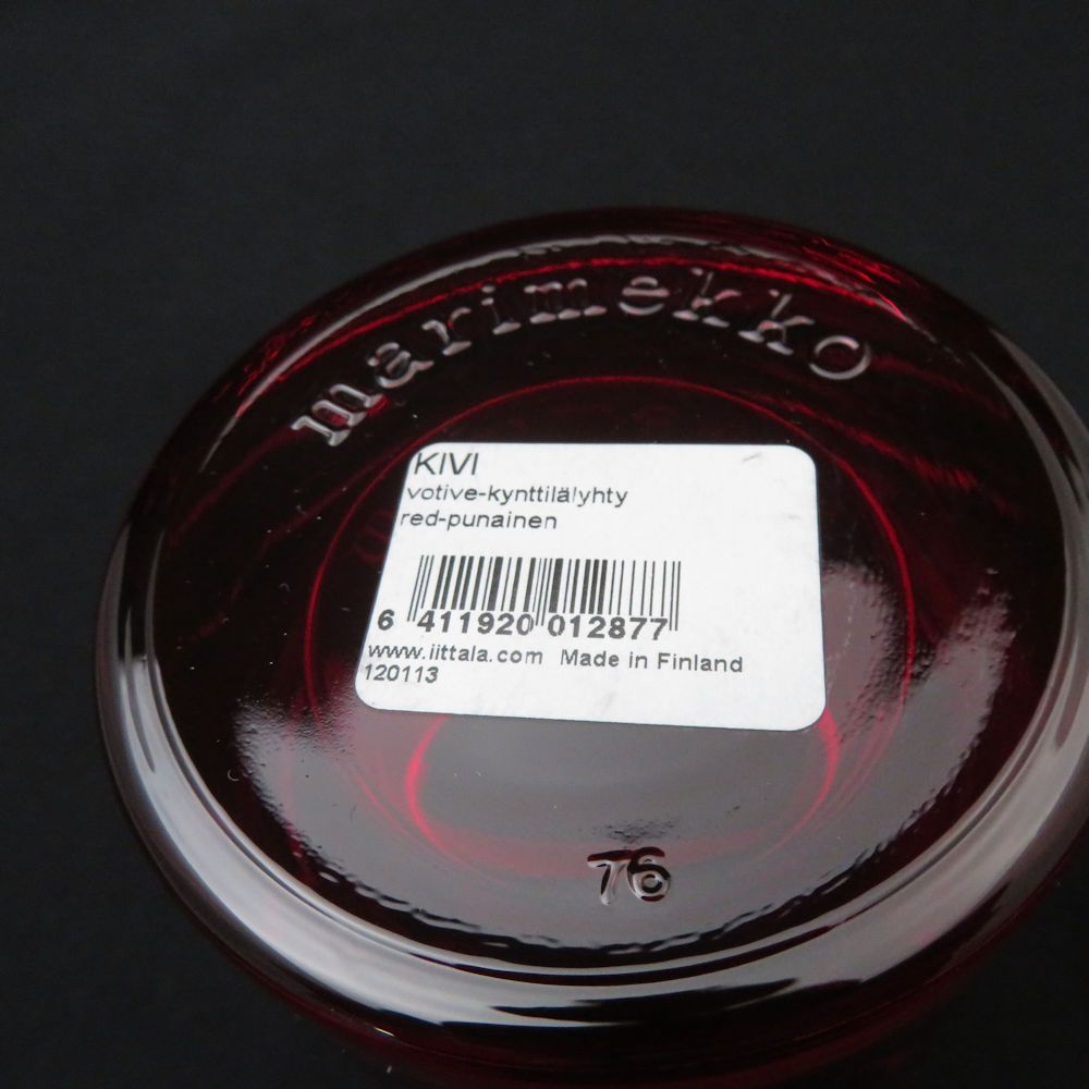 未使用 ×marimekko イッタラ×マリメッコ Kivi キヴィ キャンドル