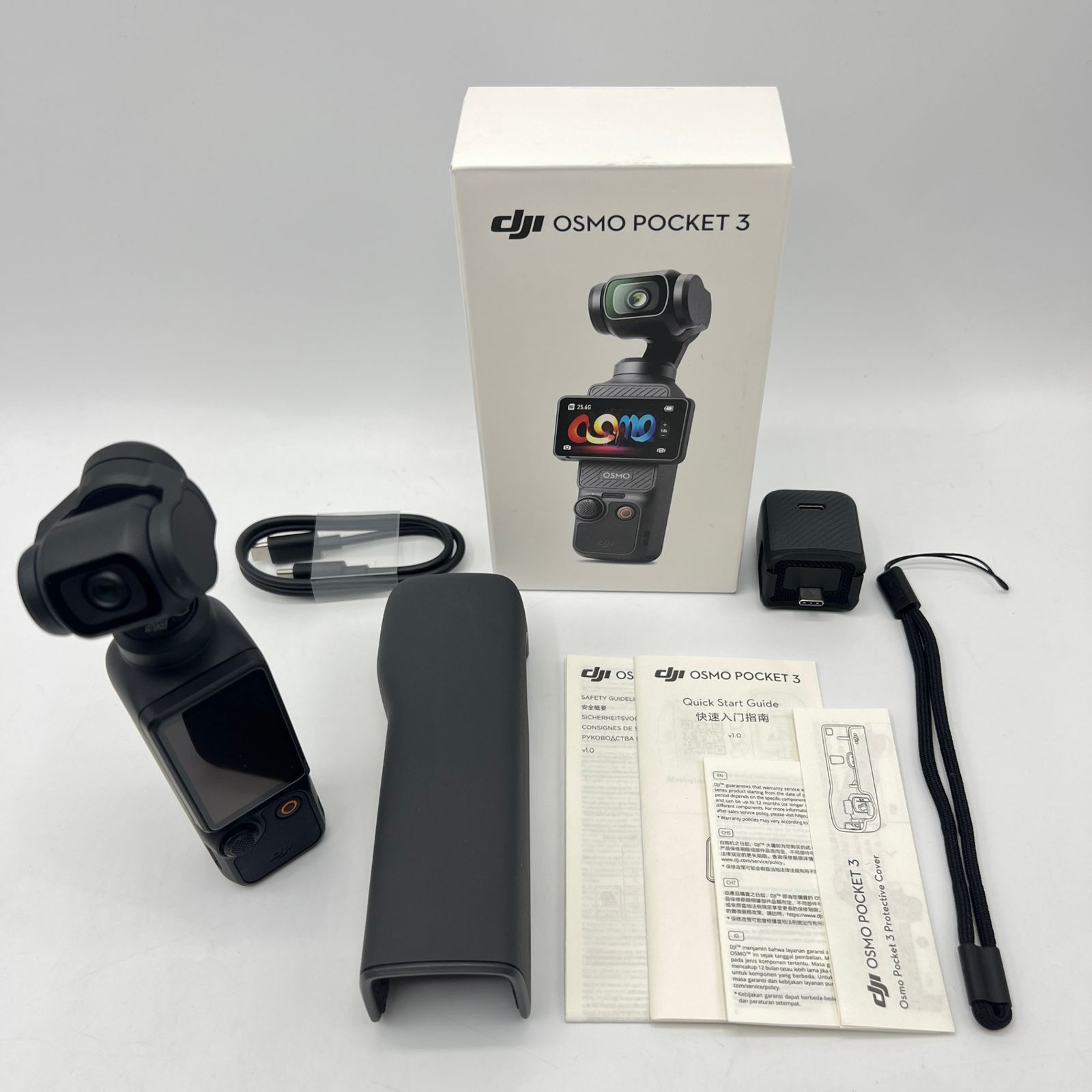 DJI Osmo Pocket 3 OP9923 3軸スタビライザー 1インチCMOSセンサー搭載 4K対応 ポケットジンバル アクションカメラ 本体