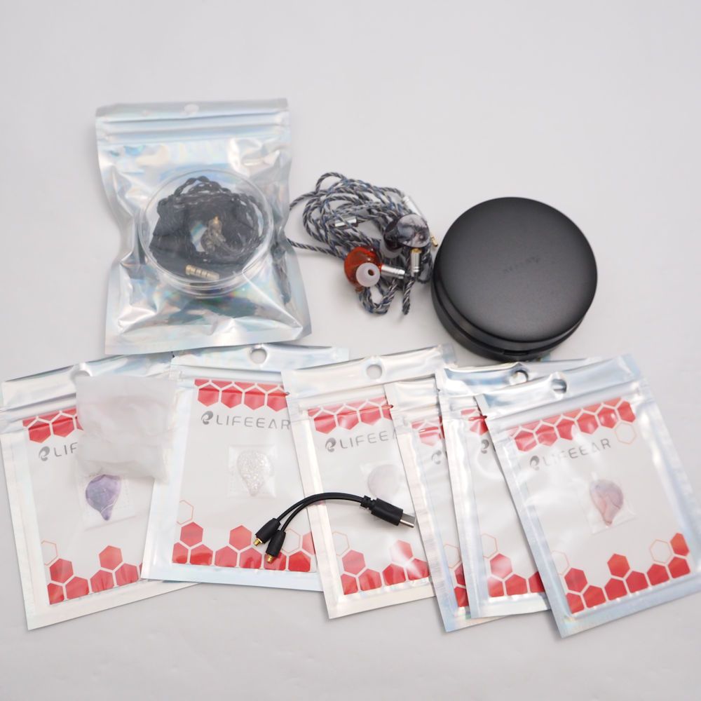 LIFEEAR ハイブリッド型 Bluetooth ワイヤレス 有線 イヤホン カスタムIEMイヤフォン オーディオ機器 HU1611