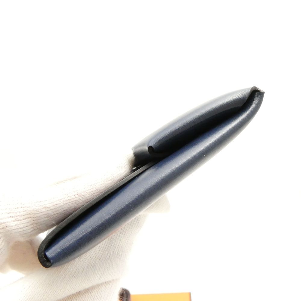 未使用 HERMES エルメス バスティア ボックスカーフ ブルーアビス