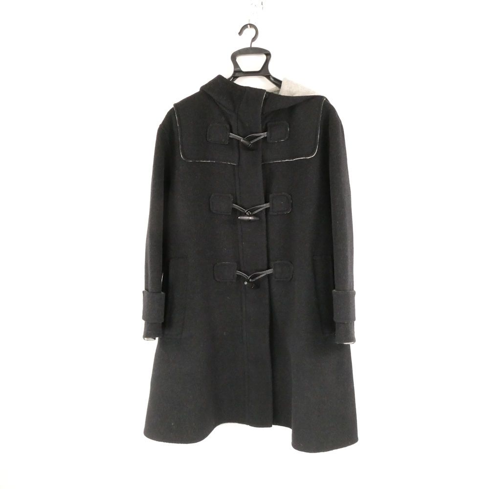 イーストボーイ グレー ダッフルコート イタリア製生地 Lサイズ