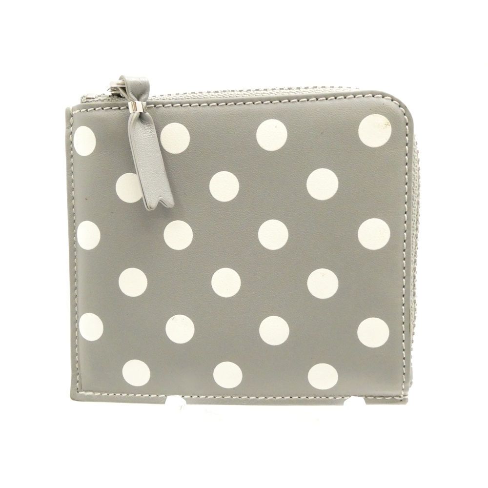 Comme des Garcons コムデギャルソン 財布 コンパクト ミニ L字ファスナー ドット AM7339